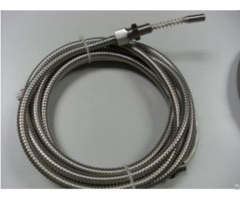 Corrugated Pipe Threaded Mounting Pt100 1000 Platinum Thermal Resistance Temperature Sensor