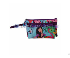 Double Zipper Pencil Bag