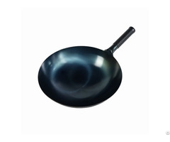 Chinese Round Bottom Blue 14 Carbon Steel Pow Wok