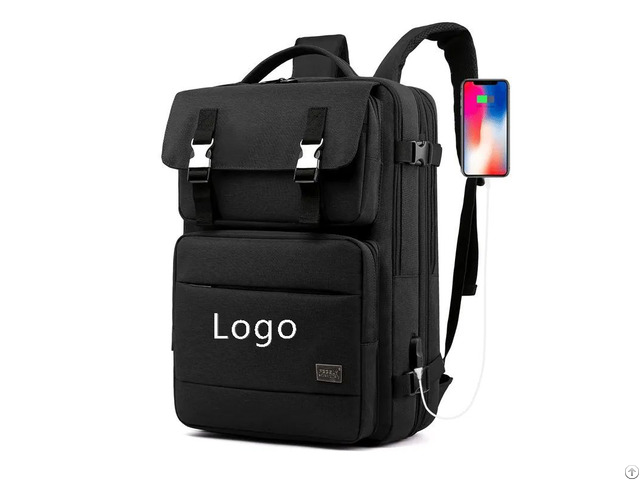 Fashion Backpack Waterproof Laptop Usb Charging Men