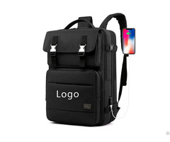 Fashion Backpack Waterproof Laptop Usb Charging Men