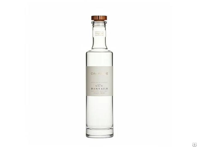 Flat Shoulder Vodka Glass Bottle 200ml 750ml