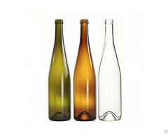 Luxury Colored Frosted Hock Wine Glass Bottle 750ml