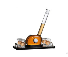 Unique Golf Whiskey Decanter Set With Glasses And Stand