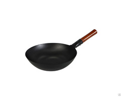 Lightweight Commercial Thin Non Stick Carbon Steel Chinese Wok