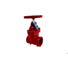 Grooved Soft Seal Gate Valve