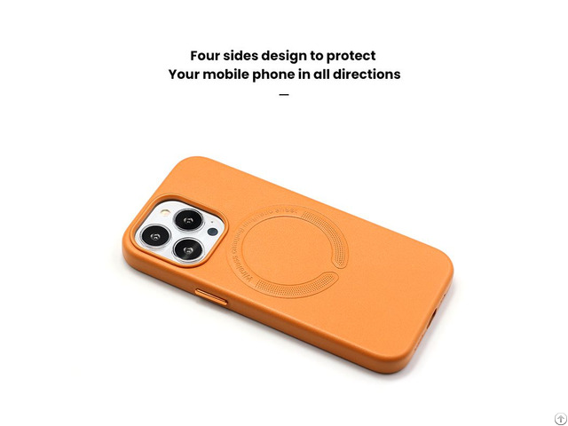Vegan Leather Magnetic Phone Case