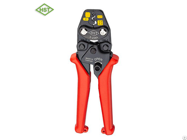 Hst 0 3 5 5mm2 Non Insulated Ratchet Crimping Tool