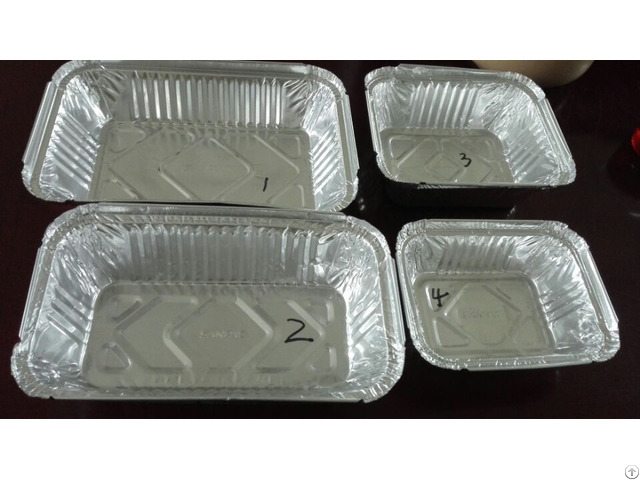 A03 For A01 And A02 Alloy 8011 3003 Aluminium Foil Takeaway Food Container Lid