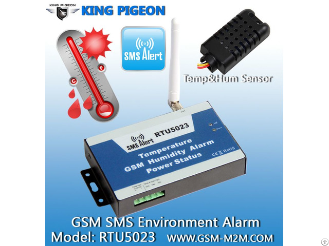 Gsm Sms Temperature Humidity Alarm