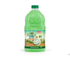 Nfc Tropical Drink Soursop Fruit Juice With Pulp 2l Pet Bottle
