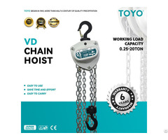 Vd Manual Chain Hoist 1 5 Tons