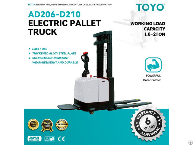 Electric Pallet Truck Ad206 D210
