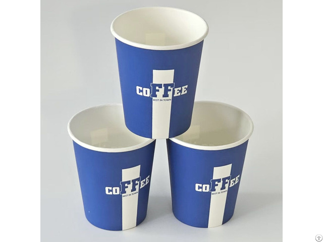 Custom Logo Single Wall Disposable Paper Coffee Cup With Lid For Your On The Go Beverages