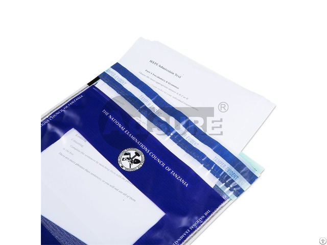 Tamper Proof Polythene Confidential Document Security Bags