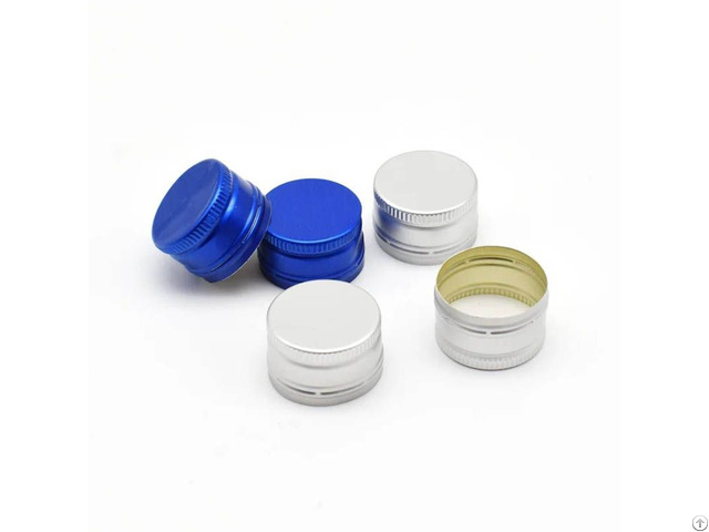 Customized 28mm Ropp Aluminum Bottle Cap Non Fillable Suitable For Glass Bottles