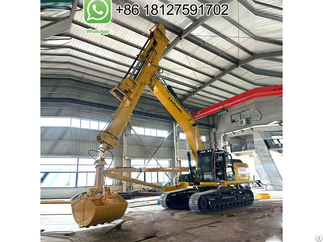 Telescopic Boom Attachment For Deep Foundation Work 40ft 100ft