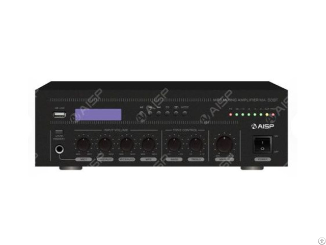 Ma 60bt 60w Usb Bt Mixer Amplifier With 3mic And 2aux