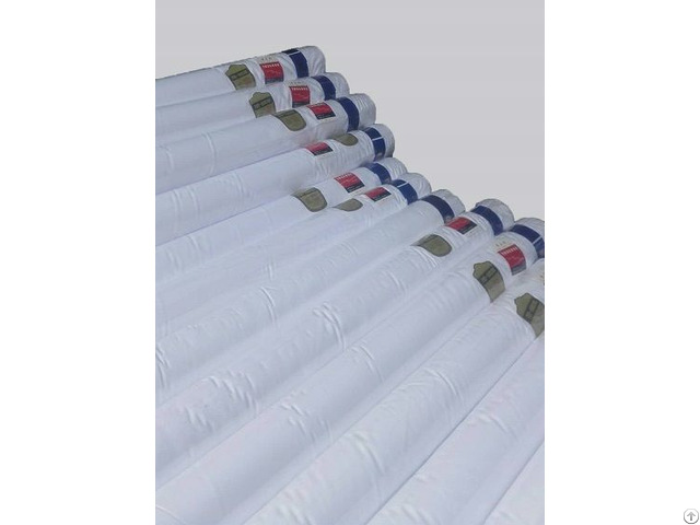 White T C Poplin Fabric
