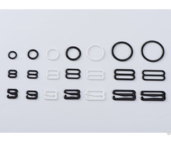 Wholesale Black And White Color Metal Bra Hook 30mm Strap Lingerie Buckle