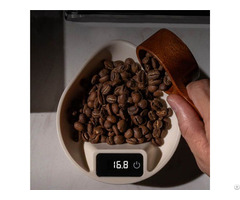 Coffee Bean Tray And Mini Espresso Kitchen Scale