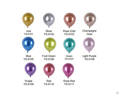Chrome Color Balloons