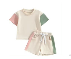 100% Cotton Custom Printing And Design Kids Plaid Pink T Shirt