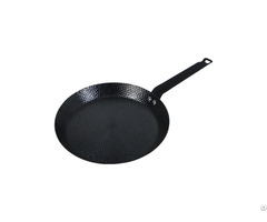 Pre Seasoned Hammered Carbon Steel Crepe And Tortilla Pan