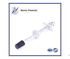 Nylon Head Hot Dip Galvanized Spindle For Pin Insulator