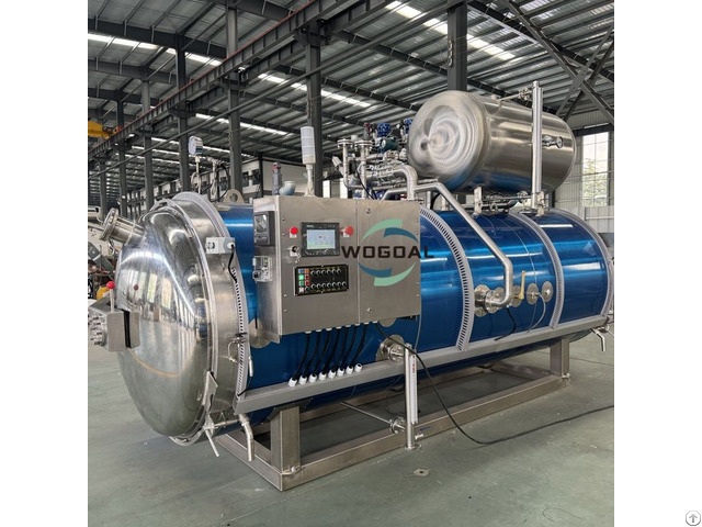 Automatic Water Spray Retort Autoclave Canned Food Sterilization Machine