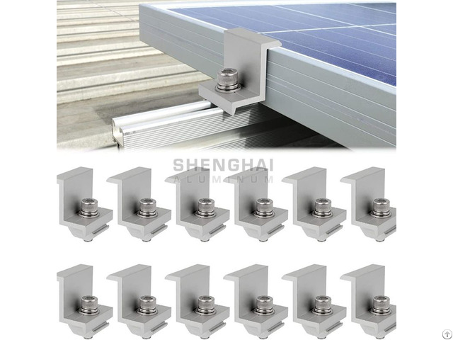 Aluminum Solar Panel End Clamp