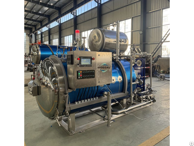 Automatic Water Spray Retort Autoclave Canned Food Sterilization Machine