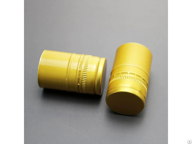 18mm 28mm 30mm 31 5mm 33mm Tamper Evident Aluminum Ropp Caps For Spirits Bottles