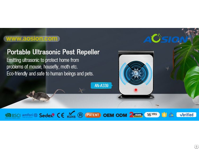 Single Speaker Ultrasonic Electronic Mouse And Rat Repeller