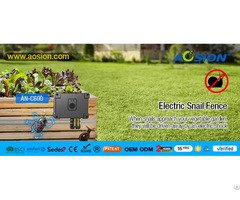 Electric Snail Slug Fence