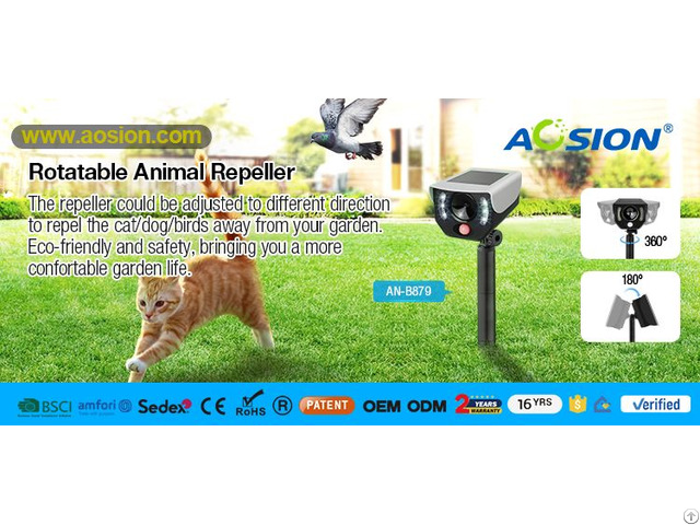 Solar Animal Repeller For Cat Dog Deer Fox Bird