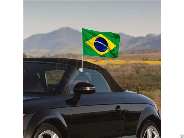 Brazil Car Flag