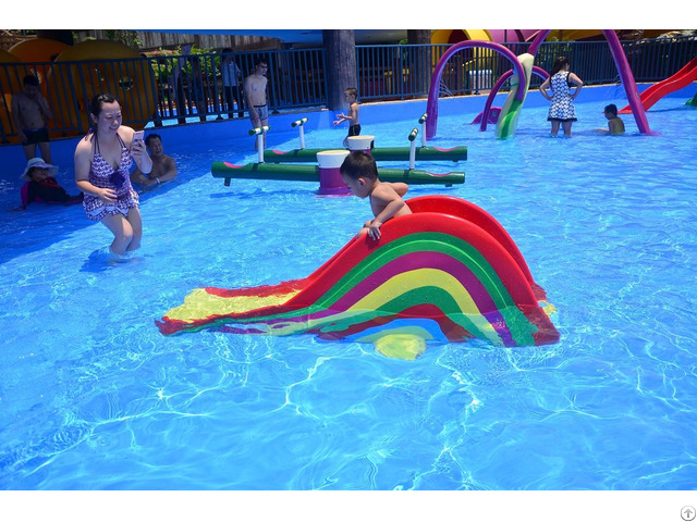 Fiberglass Rainbow Slide For Children