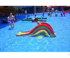 Fiberglass Rainbow Slide For Children