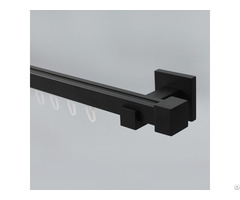 Black Aluminum Alloy Curtain Track Profile