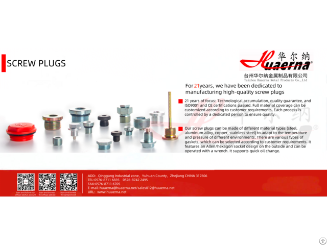 Screw Plugs