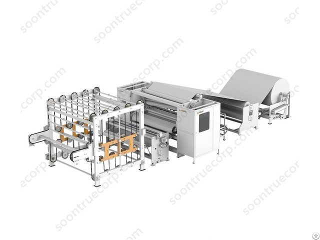 Full Automatic Non Stop Tissue Rolls Rewinder