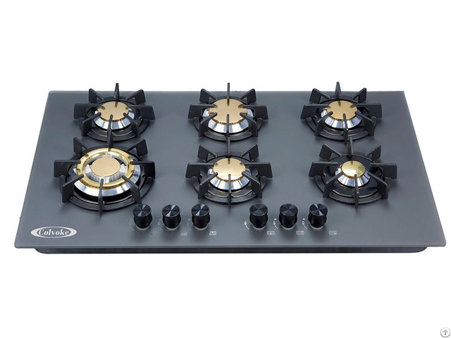 Colvoke Tempered Glass 6 Burners Gas Stove Colg00002