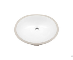 Ceramic Undermount Bathroom 17 In Oval Sink Large Supply Bmu 1714