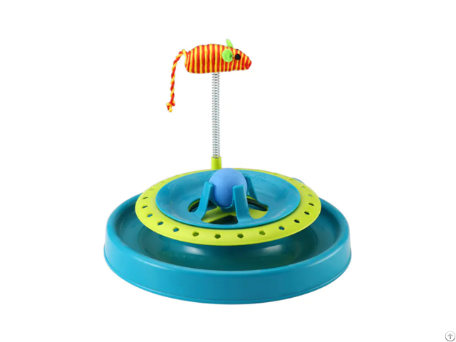Interactive Cat Toy 2 In 1 Mouse Catching Ball With Track