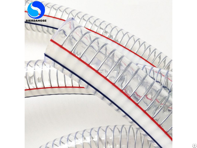 Transparent Pvc Steel Wire Reinforced Hose