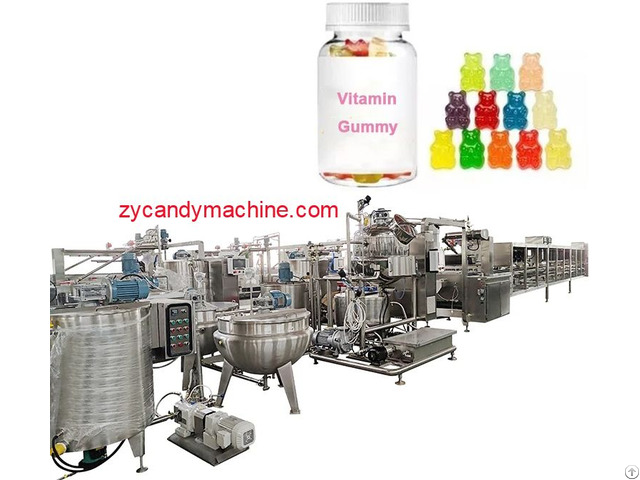 The Candy Production Line Can Making Hard Candies Gummy And Lollipops