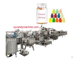 The Candy Production Line Can Making Hard Candies Gummy And Lollipops