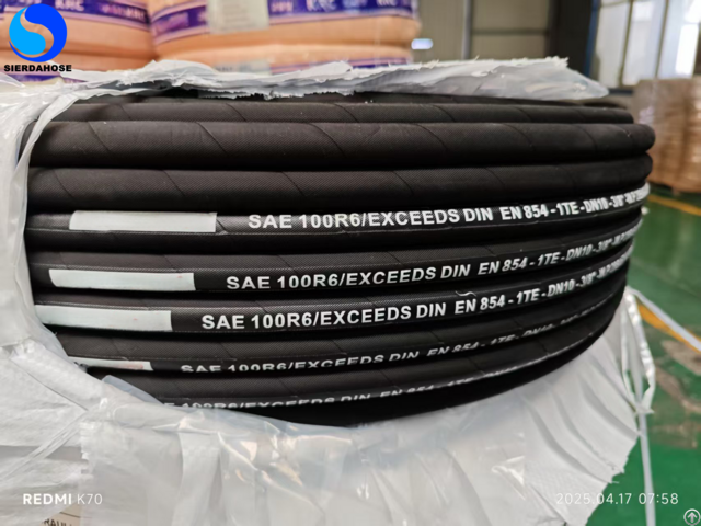 Hydraulic Hose Sae 100r6 En854 1 Te