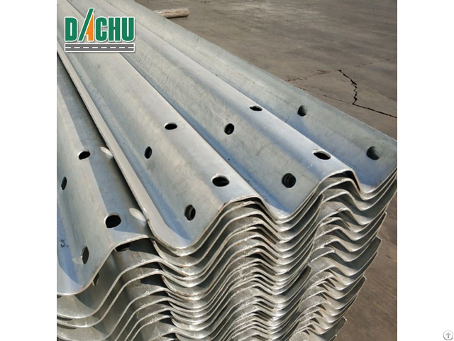 Non Blocked Mash Tl3 Single Steel Guardrail
